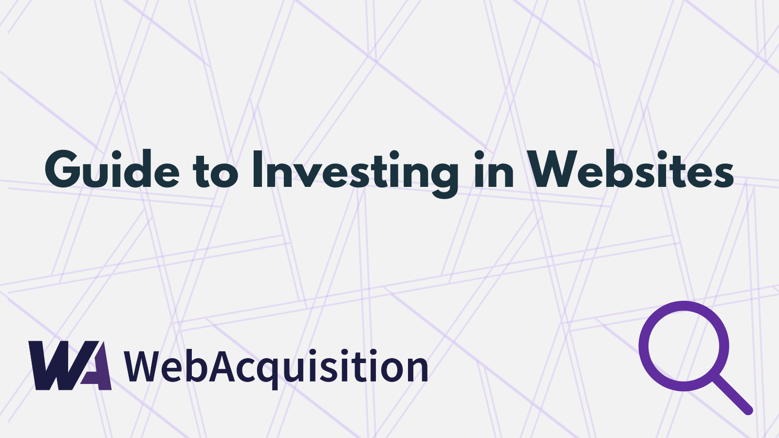 Guide to Investing in Websites